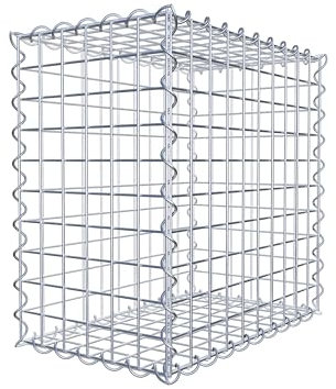 GABIONA Carré de Gabions 50 x 50 x 30 cm