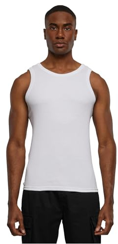 Urban Classics Herren Top Mens Tanktop TB066, Gr. Large, Weiß (White 220)