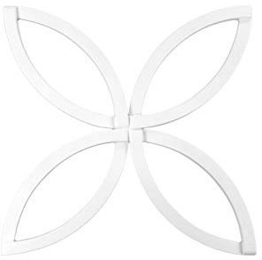 1 Ornament | Stuck | PU | stoßfest | Hexim | 600x600mm | FR30