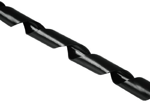 Hama Kabelschlauch (Spiralschlauch, Länge 2,5 m, Durchmesser 30 mm) schwarz