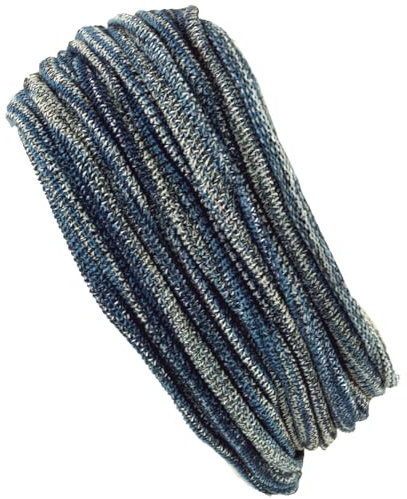 GURU SHOP Magic Hairband, Dread Wrap, Schlauchschal, Stirnband, Mütze - Loopschal Blau, Herren/Damen, Baumwolle