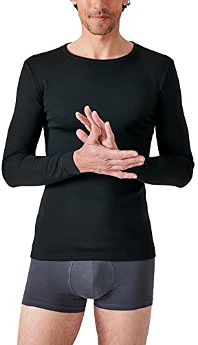 Damart - T-shirt pour Homme, Manches Longues, Col Rond - Thermolactyl Haut Thermique, Maille Interlock - Degré de Chaleur 3
