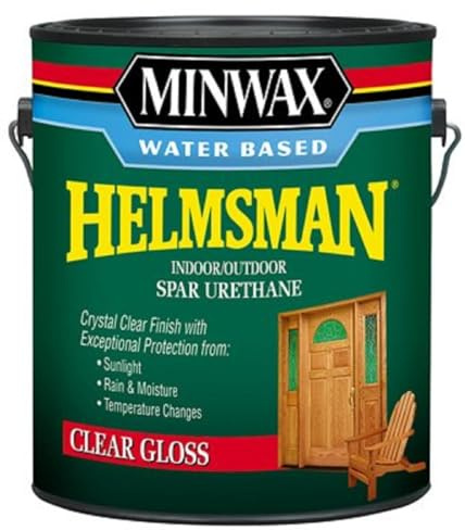 Minwax 710500000 Water Based Helmsman Spar Urethane, gallon, Gloss