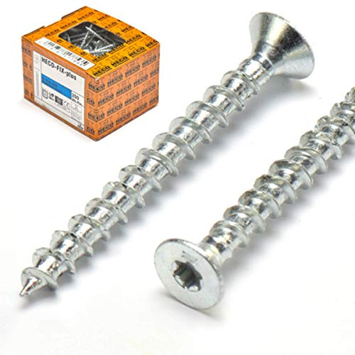 Heco schrauben hecofixplus - Tornillo t25 cabeza plana 5x70 zincado