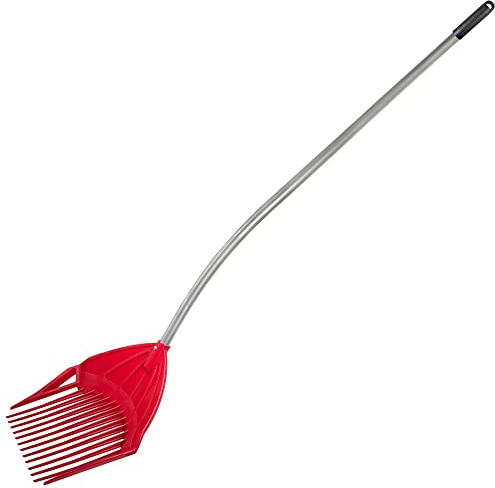 Darlac Garden Rake 'n' Shift – Large Rake for Gardening, Gathering Leaves, Grass Cuttings and Clippings
