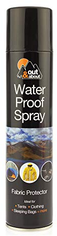 Waterproof Spray Ideal For Tent Sleeping Bags, Rucksacks, Shoes, Boots & Umbrellas Outing Fishing Camping Fabric Protector 300ml