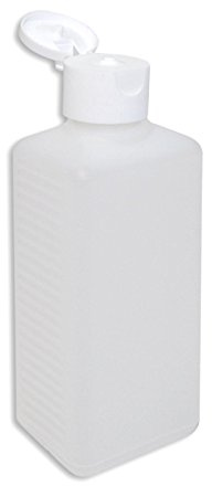 plasteo® 1 Stück 250 ml Plastikflasche mit Klappdosierer, Abfüllflasche, PE-Flasche