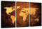 Visario 150 cm x 80 cm drei Teile Leinwandbild fertig zu aufhängen (1162)