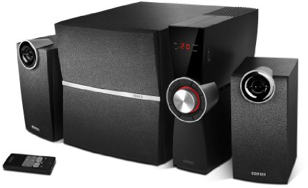 EDIFIER C2XD 2.1 Lautsprechersystem (53 Watt) mit Infrarot-Fernbedienung und optischem Eingang