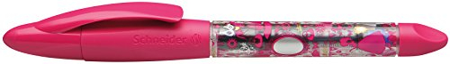 Schneider Schreibgeräte Patronenroller Base Ball, mit Kugelspitze, M, pink-transparent Motiv Prinzessin