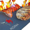 Kona Tappetino per barbecue, XL, tappetino per barbecue, copre tutta la griglia, rivestimento antiaderente premium, 63,5 x 43,2 cm