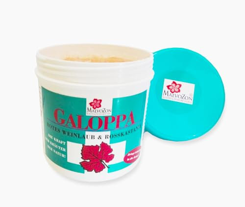 MalvoZon/Meiozon - Galoppa - Rotes Weinlaub & Kastanie - Eine Wohltat für die Beine! (Kräuter-Pferdesalbe)