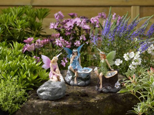 Smart Garden Led Solarlicht von magischen Eulen Set 3 Mehrfarbig