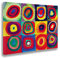 Giallobus - Gemälde - Vassily Kandinsky - Studium der Farbe - Leinwand mit Standardrahmen - 140x100 - Bereit zum Aufhängen - Moderne Gemälde für zu Hause
