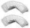 Pack of 1000 paper sleeves with flap for CDs, DVDs, BluRays, blank discs