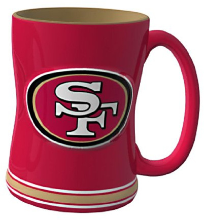 NFL modellierte Relief-Tasse, 414 ml, rot