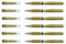 6er Sparpack Gelroller uni-ball® SIGNO UM 153, Schreibfarbe: gold (6)