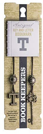 IF Book Keepers Personalised Bookmark - Letter T