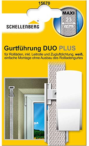 Schellenberg 15670 Gurtführung Duo Plus Maxi inklusiv Zugluftdichtung und Leitrolle