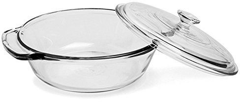Anchor Hocking 2 quart Glass Casserole Dish, Clear