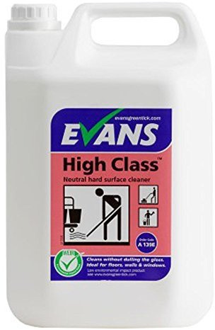 Evans Vanodine 'High Class' Neutral Hard Surface Cleaner - 5 litre container