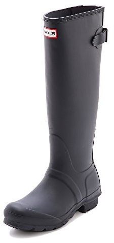 Hunter Original Back Adjustable W24893-NAVY - Botas para mujer, Azul, 40.5 EU