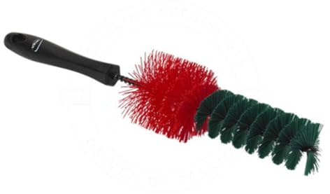 Vikan 525352 Hard Alloy Wheel Cleaner, Black, 65 mm Diameter, 335 mm Length