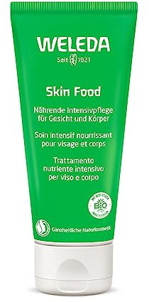 Weleda Skin Food Crema Multifunzione, crema per nutrimento intenso di pelle secca e screpolata di mani, corpo, piedi e viso (1x 75ml)