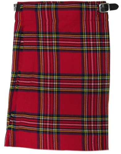 Tartanista - Kilt scozzese a quadri per bambini - Royal Stewart - UK18 (45,5cm)