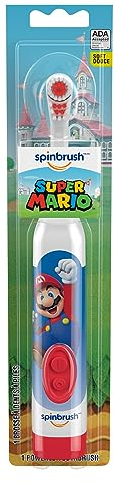 ARM & HAMMER Kid's Spinbrush Powered Toothbrush, Super Mario 1 ea