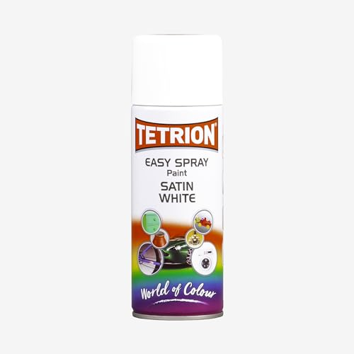 Tetrion Satin White Easy Spray Paint 400ml