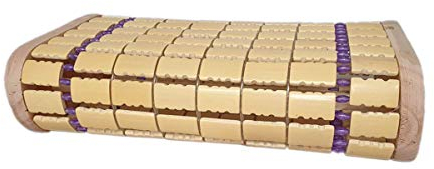 EB-Onlinehandel Sauna Bambus Kopfkissen Hell - Sauna Kopfstütze Saunastütze Saunaeinrichtung Lehne