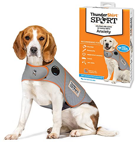 ThunderShirt Platinum Sport, Hundeweste für Hunde, zur Linderung von Angstzuständen, Größe M