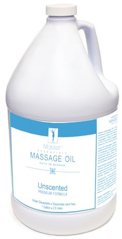 Master Massage SpaMaster Essentials Unscented Massage Oil 1 Gallon