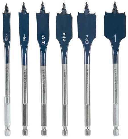 Bosch DSB5006 6 pc. Daredevil Standard Spade Bit Set