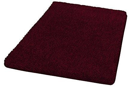 Kleine Wolke Seattle / 55 x 65 cm/Farbe Granat Badteppich, Polyester, 55x65x3 cm