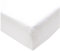 Amazon Basics Sabana Bajera Ajustable, 160 x 200 x 30 cm, de Poliéster Microfibra, Blanco