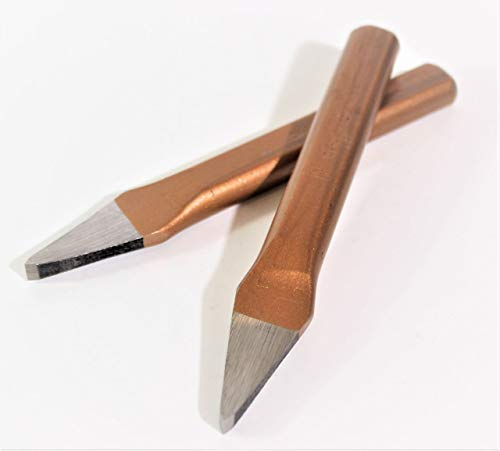 2 x RENNSTEIG Kreuzmeißel flach 175x17x11 mm DIN 6451 Meißel Flachmeißel Kontur