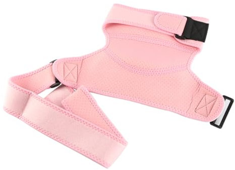 Namvo Supporto per spalla da donna, regolabile, traspirante, per spalla destra o sinistra, circonferenza del braccio 35 cm, rosa