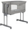 Bebeconfort Amara, Lit bébé, 0-6 mois, 0-9 kg, Berceau, Lit et berceau 2-en-1, Pliage compact en 3 secondes, Facile à transporter, Sac de voyage pratique, Tinted Grey