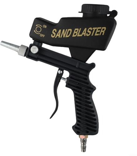 Portable Gravity Sandblasting Machine for Rust and Oxidation Removal Safety Precautions Essential (7090B)