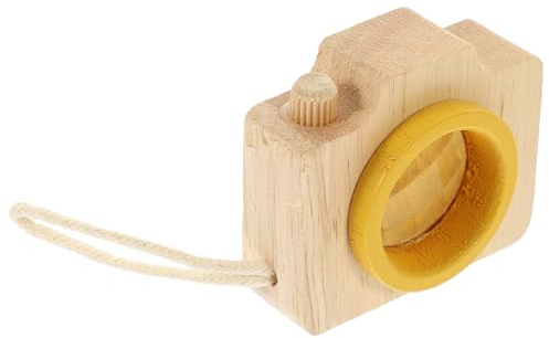 ZUNOXAZ Bois Miniature Kaléidoscope pour Garçon Fille Ans Apprentissage Précoce et Visuelle Cadeau Ludique et Éducatif pour Garçons et Filles