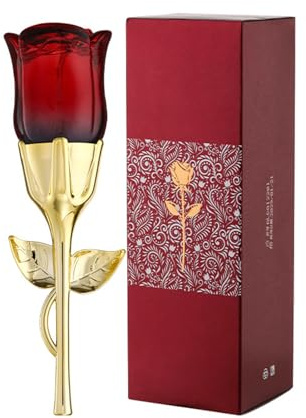 Rose Perfume Women, Luxury Rose Perfume Gift Set, Floral Fragrance with Roses, Pink Pepper, Raspberry and Amber Notes, Premium Gift Box