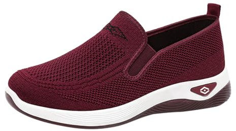 Basket Femme Souple Et Légère Confort - Chaussures De Sport Femme À Enfiler Baskets Décontractées Sneaker Respirante Chaussures Tendance Basquettes sans Lacets Sneakers Orthopedique Basquette