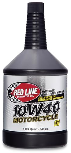 Red Line 42404 10W40 Synthetic Motorcycle Motor Oil - 1 Quart