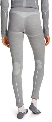 FALKE Women's Standard ESS Sport Wool Tech Tights, Grey (Grey-Heather 3757), XS
