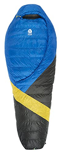 Sierra Designs Cloud 35 Degree DriDown Sleeping Bag Ultralight Zipperless Down Sleeping Bag for Backpacking and Camping - Regular