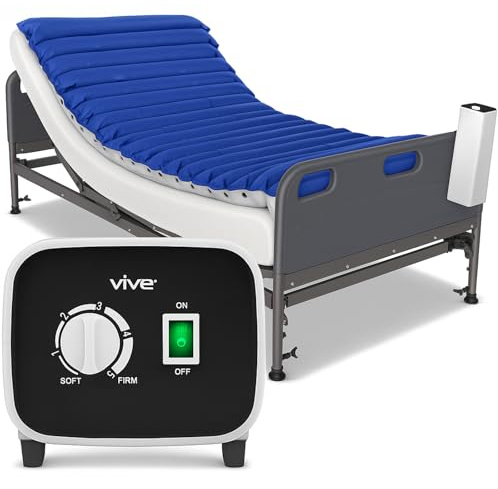 Vive 5 Alternating Pressure Mattress - Air Topper Pad for Bed Sore, Ulcer