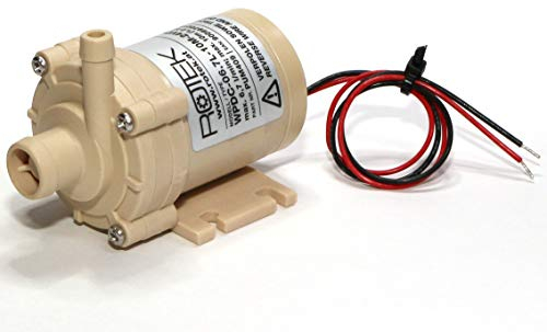 ROTEK Lebensmittelechte Mini-Kreiselpumpe mit bürstenlosem Gleichstrommotor, Gehäuse:A01VP, 24VDC, 6,7l/min oder 10mWs