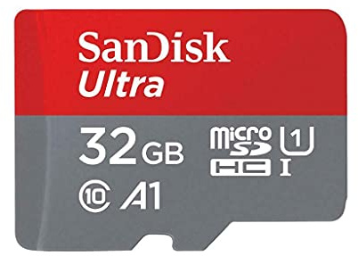 SanDisk Ultra microSDXC 32GB + SD Adapter 100MB/s Class 10 UHS-I- Tablet Packaging